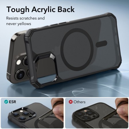 Husa pentru iPhone 15 Pro - ESR Air Armor HaloLock - Frosted Black