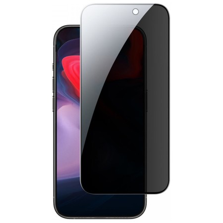 Folie pentru iPhone 15 Pro Max - Tempered Glass Privacy - Black