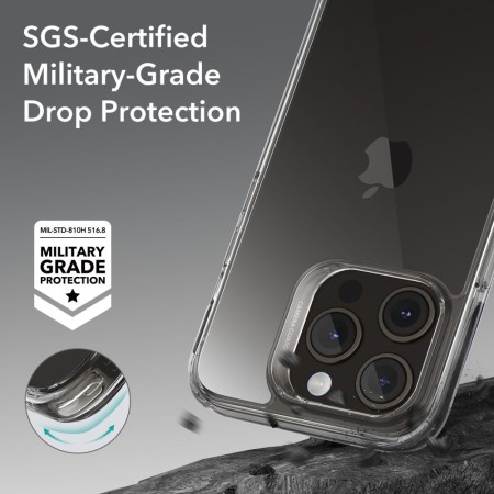 Husa pentru iPhone 15 Pro - ESR Ice Shield - Clear