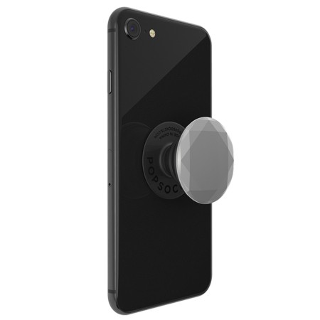 Suport pentru telefon - Popsockets PopGrip - Metallic Diamond Silver