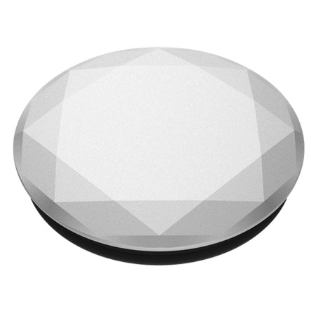 Suport pentru telefon - Popsockets PopGrip - Metallic Diamond Silver