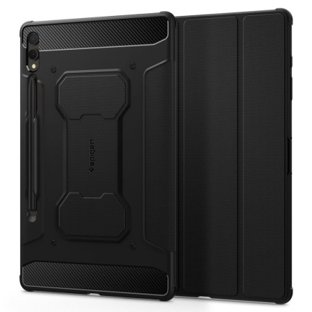 Husa pentru Samsung Galaxy Tab S9 Plus - Spigen Rugged Armor Pro - Black