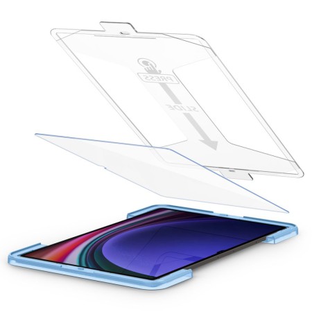 Folie pentru Samsung Galaxy Tab S9 Plus - Spigen Glas.TR EZ FIT - Clear