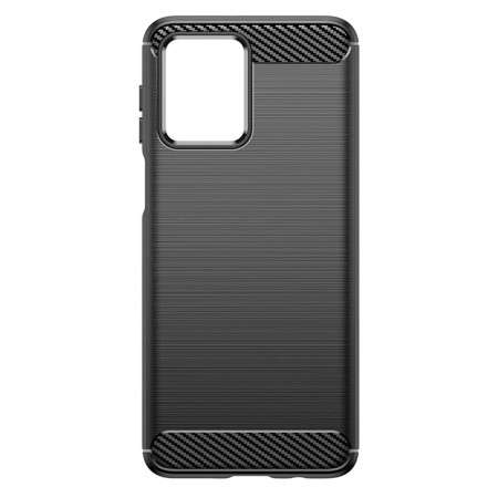 Husa Carbon compatibila Motorola Moto G54, Tech Protect Anti-Soc, Negru