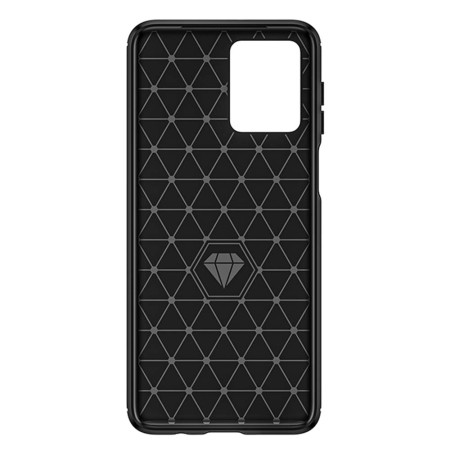 Husa Carbon compatibila Motorola Moto G54, Tech Protect Anti-Soc, Negru