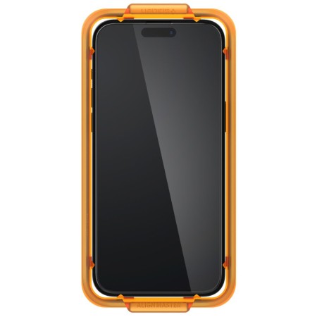 Folie pentru iPhone 15 (set 2) - Spigen Glas.TR Align Master - Black