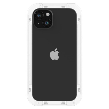 Folie pentru iPhone 15 (set 2) - Spigen Glas.TR EZ FIT - Black