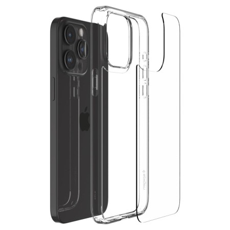 Husa pentru iPhone 15 Pro - Spigen Air Skin Hybrid - Crystal Clear