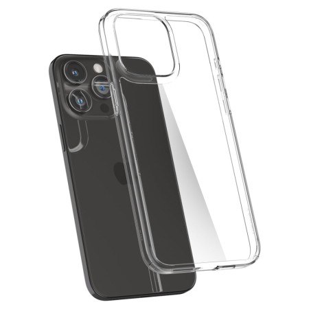 Husa pentru iPhone 15 Pro Max - Spigen Air Skin Hybrid - Crystal Clear