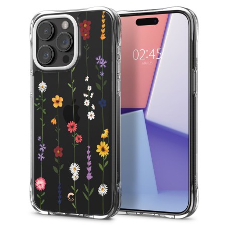 Husa pentru iPhone 15 Pro - Spigen Cyrill Cecile - Flower Garden