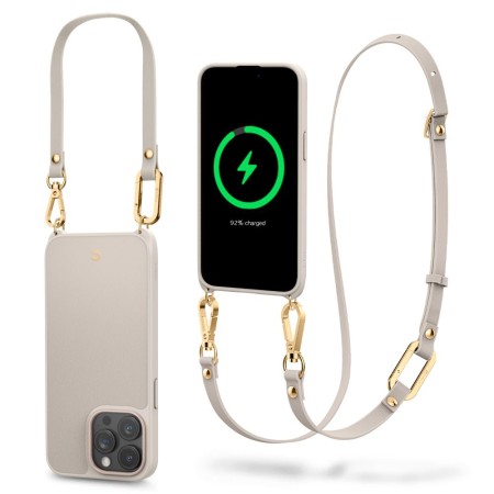 Husa pentru iPhone 15 Pro - Spigen Cyrill Classic Charm MagSafe - Cream