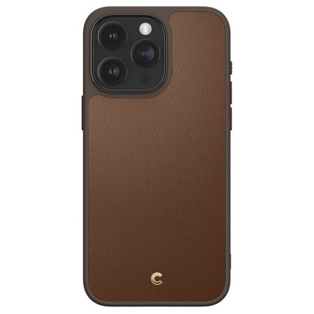 Husa pentru iPhone 15 Pro - Spigen Cyrill Kajuk MagSafe - Saddle Brown