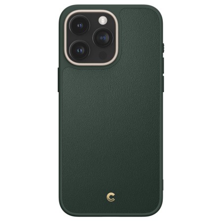 Husa pentru iPhone 15 Pro - Spigen Cyrill Kajuk MagSafe - Forest Green