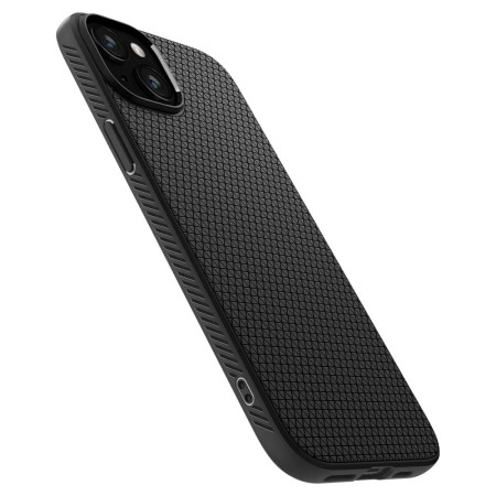 Husa pentru iPhone 15 - Spigen Liquid Air - Matte Black