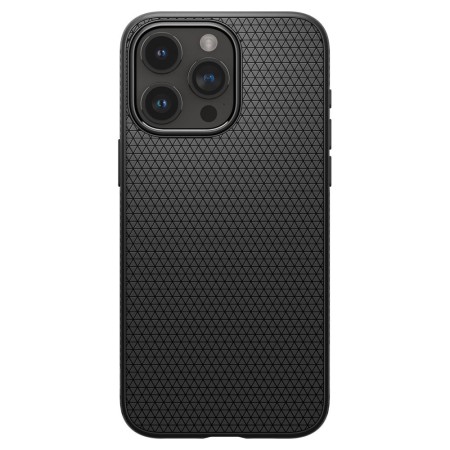 Husa pentru iPhone 15 Pro - Spigen Liquid Air - Matte Black