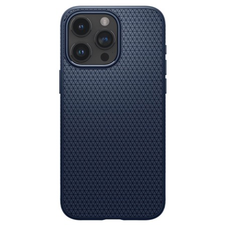 Husa pentru iPhone 15 Pro Max - Spigen Liquid Air - Navy Blue