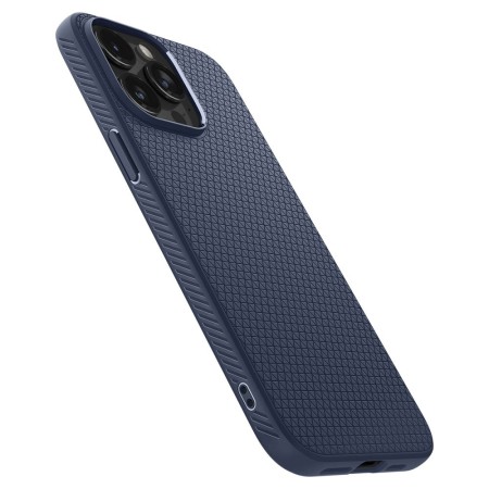 Husa pentru iPhone 15 Pro Max - Spigen Liquid Air - Navy Blue