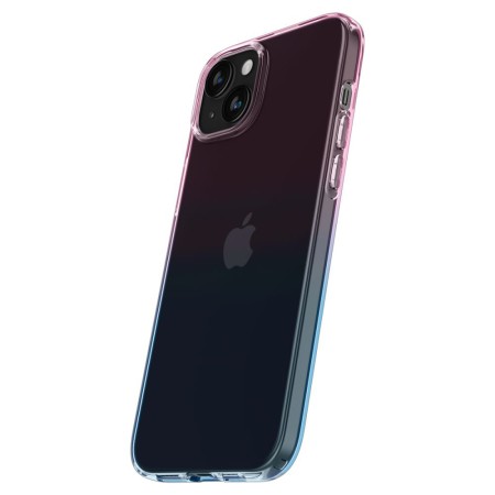 Husa pentru iPhone 15 - Spigen Liquid Crystal - Gradation Pink