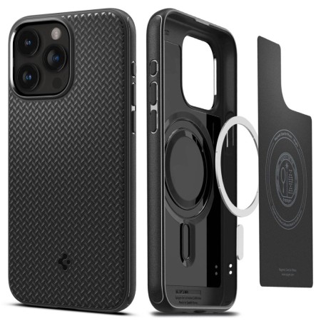 Husa pentru iPhone 15 Pro Max - Spigen Mag Armor - Matte Black