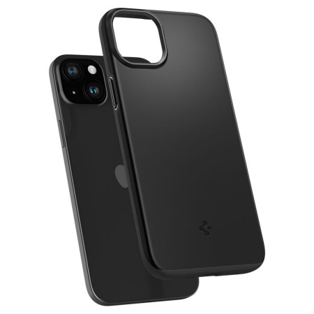 Husa pentru iPhone 15 - Spigen Thin Fit - Black