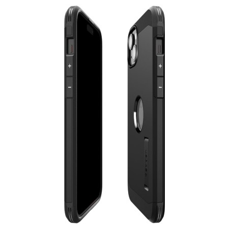 Husa pentru iPhone 15 - Spigen Tough Armor MagSafe - Black