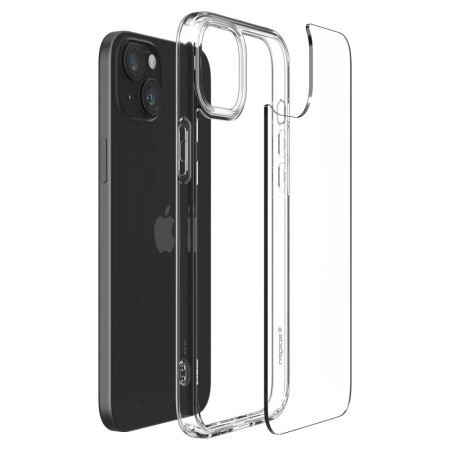 Husa pentru iPhone 15 Plus - Spigen Ultra Hybrid - Clear