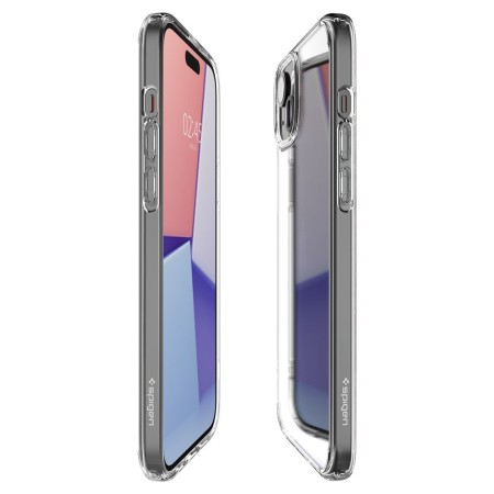 Husa pentru iPhone 15 Plus - Spigen Ultra Hybrid - Clear