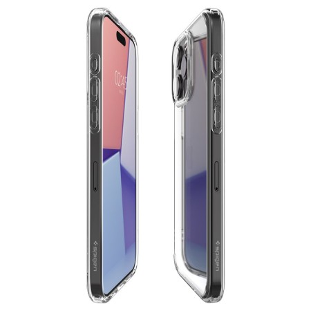 Husa pentru iPhone 15 Pro - Spigen Ultra Hybrid - Clear