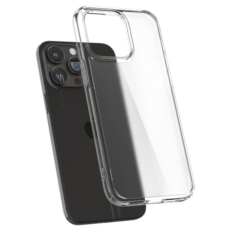 Husa pentru iPhone 15 Pro Max - Spigen Ultra Hybrid - Frost Clear