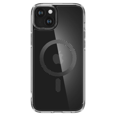 Husa pentru iPhone 15 - Spigen Ultra Hybrid MagSafe - Carbon Fiber