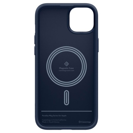 Husa pentru iPhone 15 - Spigen Caseology Parallax MagSafe - Midnight Blue