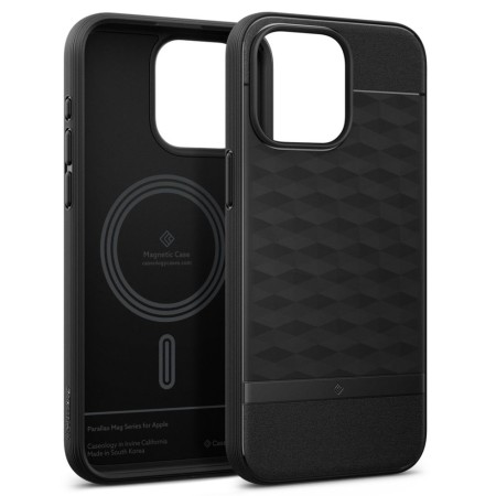 Husa pentru iPhone 15 Pro Max - Spigen Caseology Parallax MagSafe - Matte Black