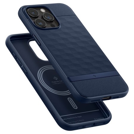 Husa pentru iPhone 15 Pro - Spigen Caseology Parallax MagSafe - Midnight Blue