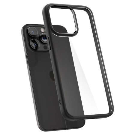 Husa pentru iPhone 15 Pro Max - Spigen Ultra Hybrid - Matte Black