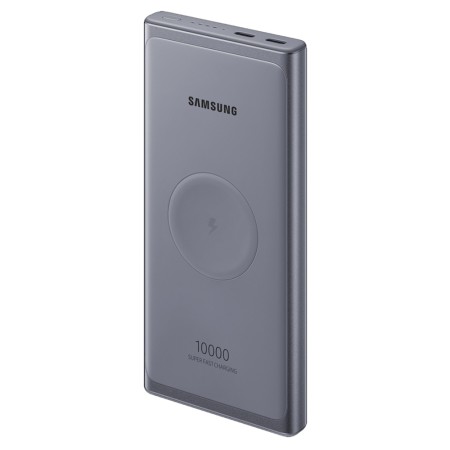 Samsung - Original Power Bank (EB-U3300XJEGEU) - Wireless Charging, 2xType-C, 10000mAh, 25W, 3A - Dark Gray (Blister Packing)