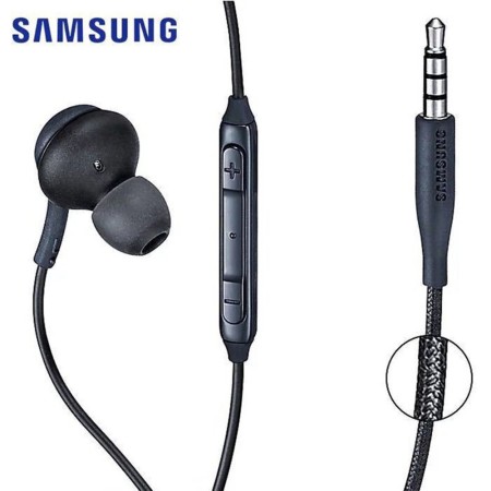 Casti cu Fir, Microfon, Mufa Jack, 1.2m - Samsung (EO-IG955BSE) - Black (Bulk Packing)