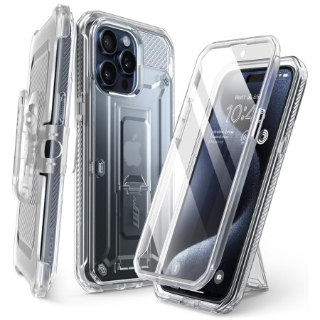 Husa pentru iPhone 15 Pro Max - Supcase Unicorn Beetle Pro - Clear