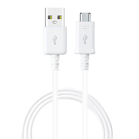 Cablu de Date USB to Micro-USB, 2A, 1.5m - Samsung (ECB-DU4EWE) - White (Bulk Packing)