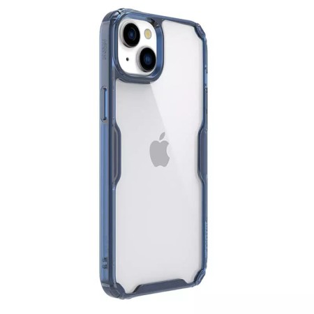 Husa pentru iPhone 15 Plus - Nillkin Nature TPU Case - Blue