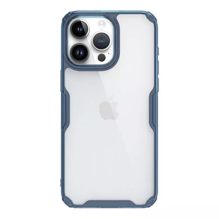 Husa pentru iPhone 15 Pro Max - Nillkin Nature TPU Case - Blue