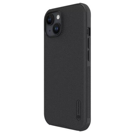 Husa pentru iPhone 15 - Nillkin Super Frosted Shield Pro - Black