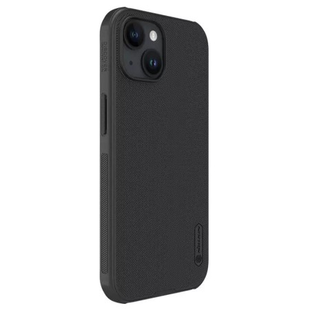 Husa pentru iPhone 15 - Nillkin Super Frosted Shield Pro - Black