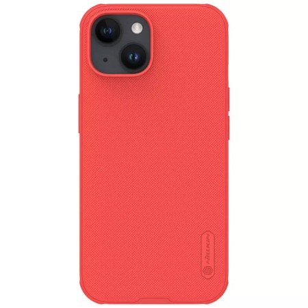 Husa pentru iPhone 15 - Nillkin Super Frosted Shield Pro - Red