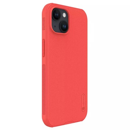 Husa pentru iPhone 15 - Nillkin Super Frosted Shield Pro - Red