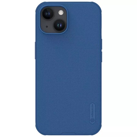 Husa pentru iPhone 15 - Nillkin Super Frosted Shield Pro - Blue