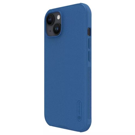 Husa pentru iPhone 15 - Nillkin Super Frosted Shield Pro - Blue