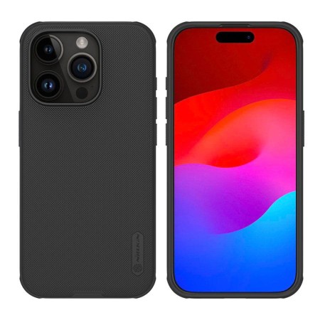 Husa pentru iPhone 15 Pro - Nillkin Super Frosted Shield Pro - Black