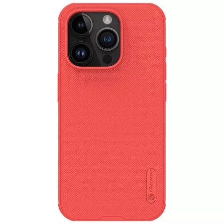 Husa pentru iPhone 15 Pro - Nillkin Super Frosted Shield Pro - Red