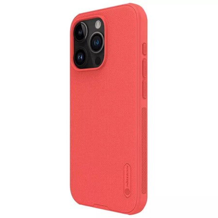 Husa pentru iPhone 15 Pro - Nillkin Super Frosted Shield Pro - Red