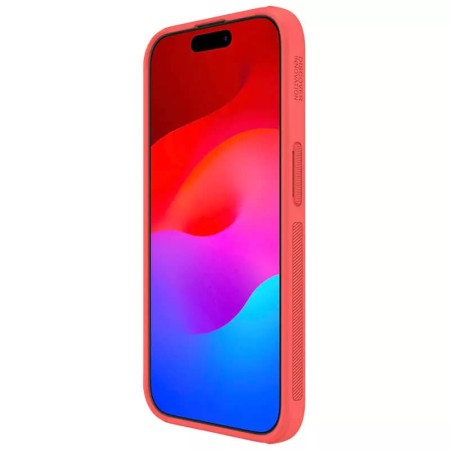 Husa pentru iPhone 15 Pro - Nillkin Super Frosted Shield Pro - Red